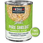 Koha Canned Dog Food - Pure Shreds Chicken & Duck